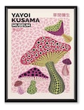 Cuadros Yayoi Kusama Arte Abstracto Moderno Japones C/marco
