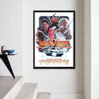 Foto 2 | Cuadro Decorativo Decogaleria Cool Movies Películas De 65cm X 50cm Color Back Ti The Future