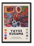 Cuadros Yayoi Kusama Arte Abstracto Moderno Japones C/marco