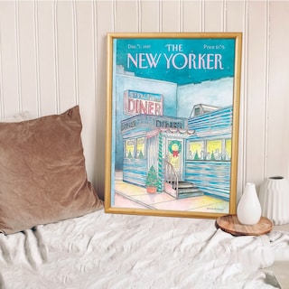 Foto 1 | The New Yorker Art Cover Cuadros Con Marco De Madera Varios