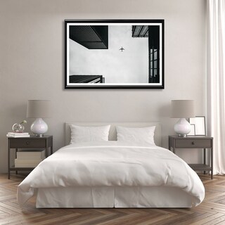 Foto 2 | Cuadro Avión Minimalista Arquitectura Blanco Y Negro Elegant