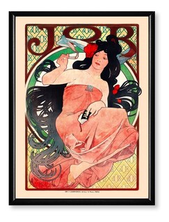 Foto 1 | Cuadros Marco Madera Posters Art Nouveau Vintage Mujeres