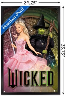 Foto 3 | Póster De Pared Trends International Wicked Elphaba Glinda - Venta Internacional.