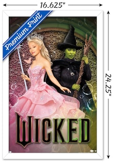Foto 3 | Póster De Pared Trends International Wicked Elphaba Glinda - Venta Internacional.