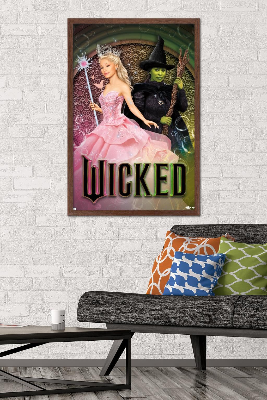 Foto 3 pulgar | Póster De Pared Trends International Wicked Elphaba Glinda - Venta Internacional.