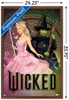 Foto 3 | Póster De Pared Trends International Wicked Elphaba Glinda - Venta Internacional.