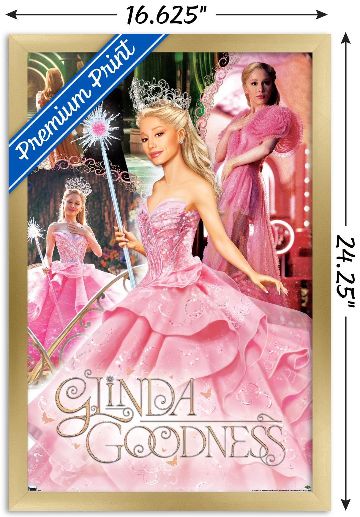 Foto 3 | Póster De Pared Trends International Wicked - Glinda Upland - Venta Internacional.