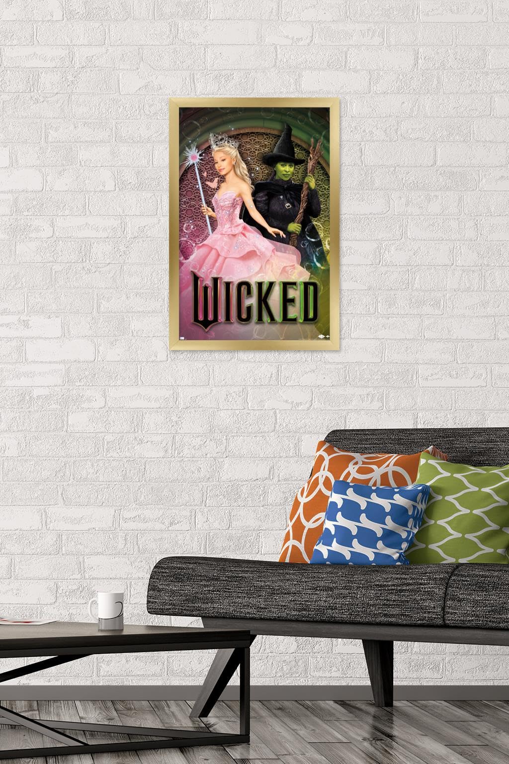 Foto 3 pulgar | Póster De Pared Trends International Wicked Elphaba Glinda - Venta Internacional.