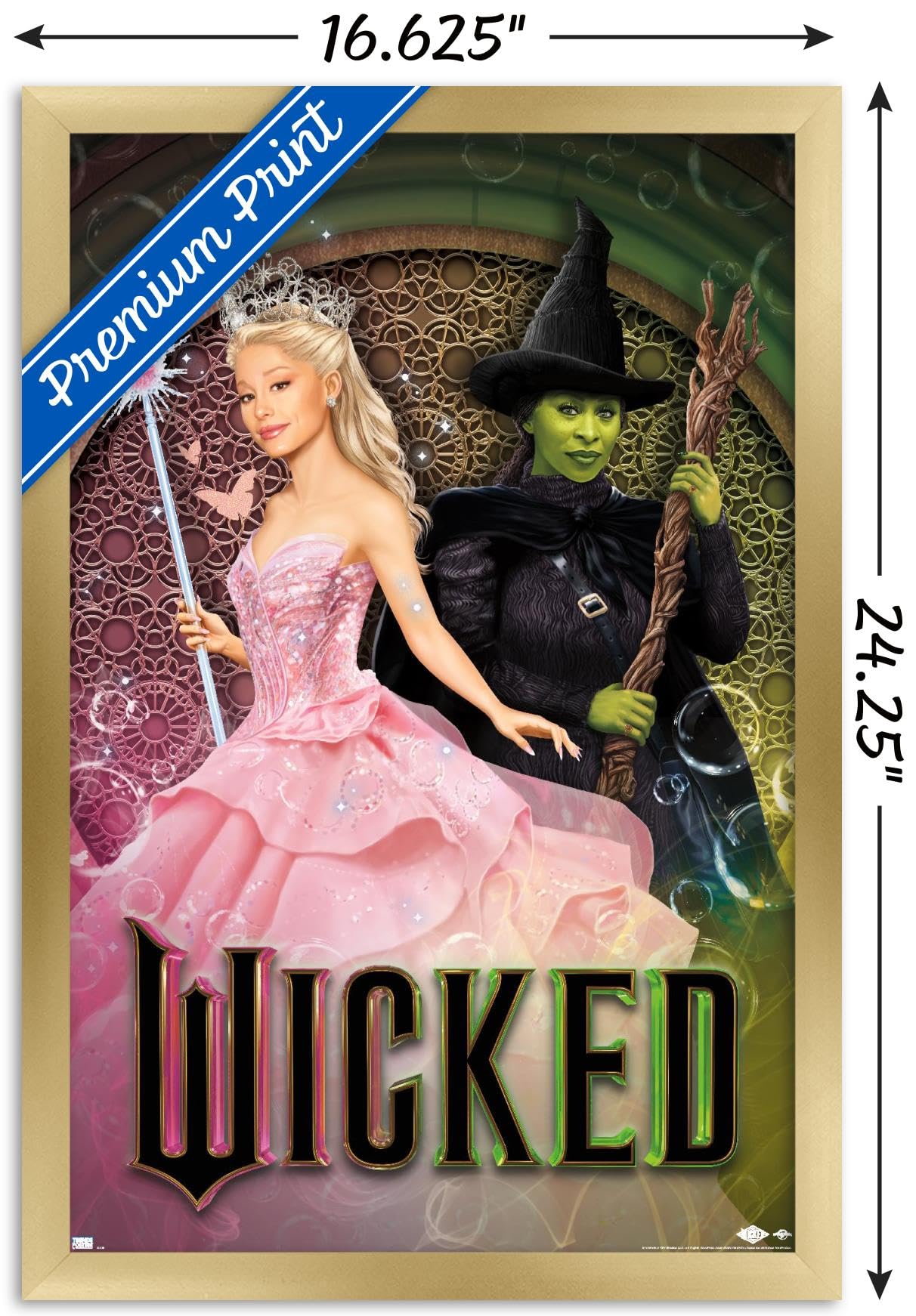 Foto 4 pulgar | Póster De Pared Trends International Wicked Elphaba Glinda - Venta Internacional.