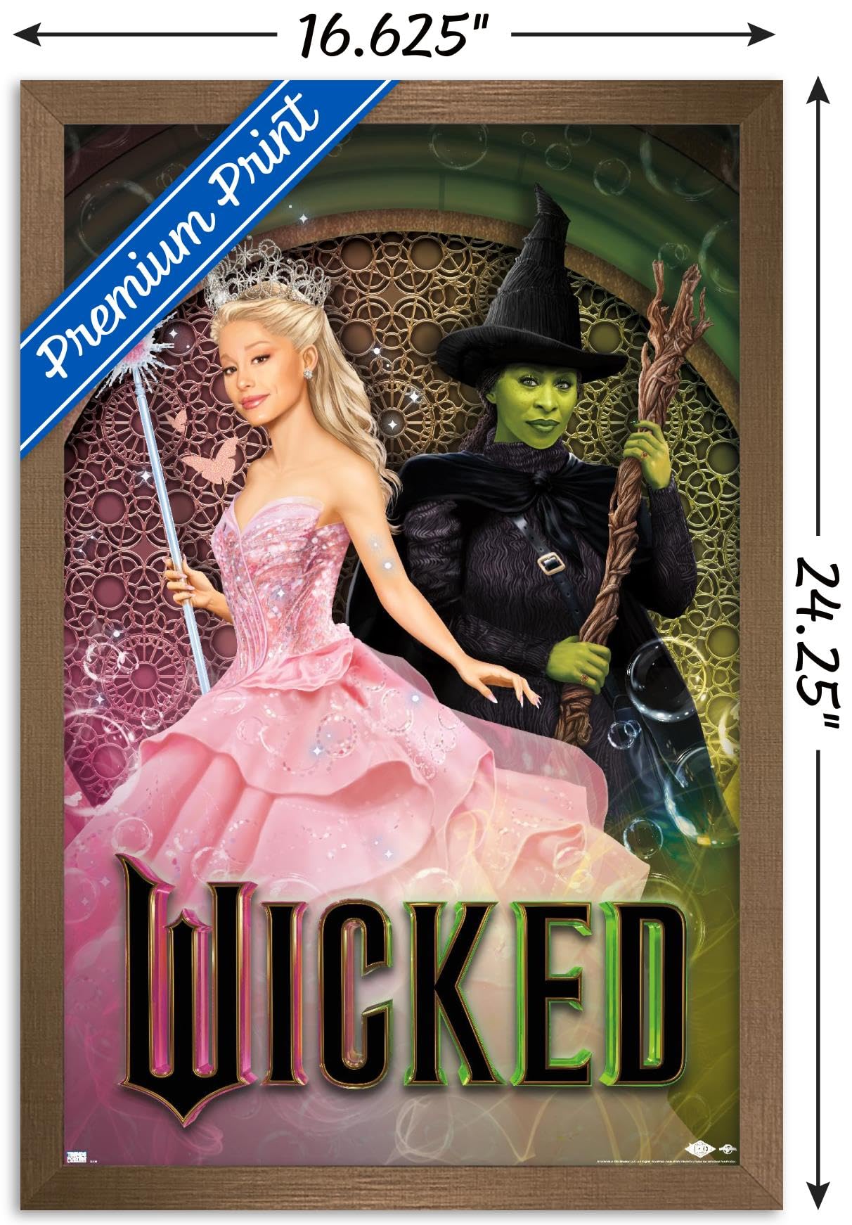 Foto 4 pulgar | Póster De Pared Trends International Wicked Elphaba Glinda - Venta Internacional.