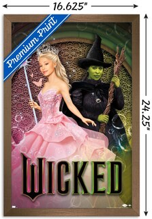 Foto 3 | Póster De Pared Trends International Wicked Elphaba Glinda - Venta Internacional.