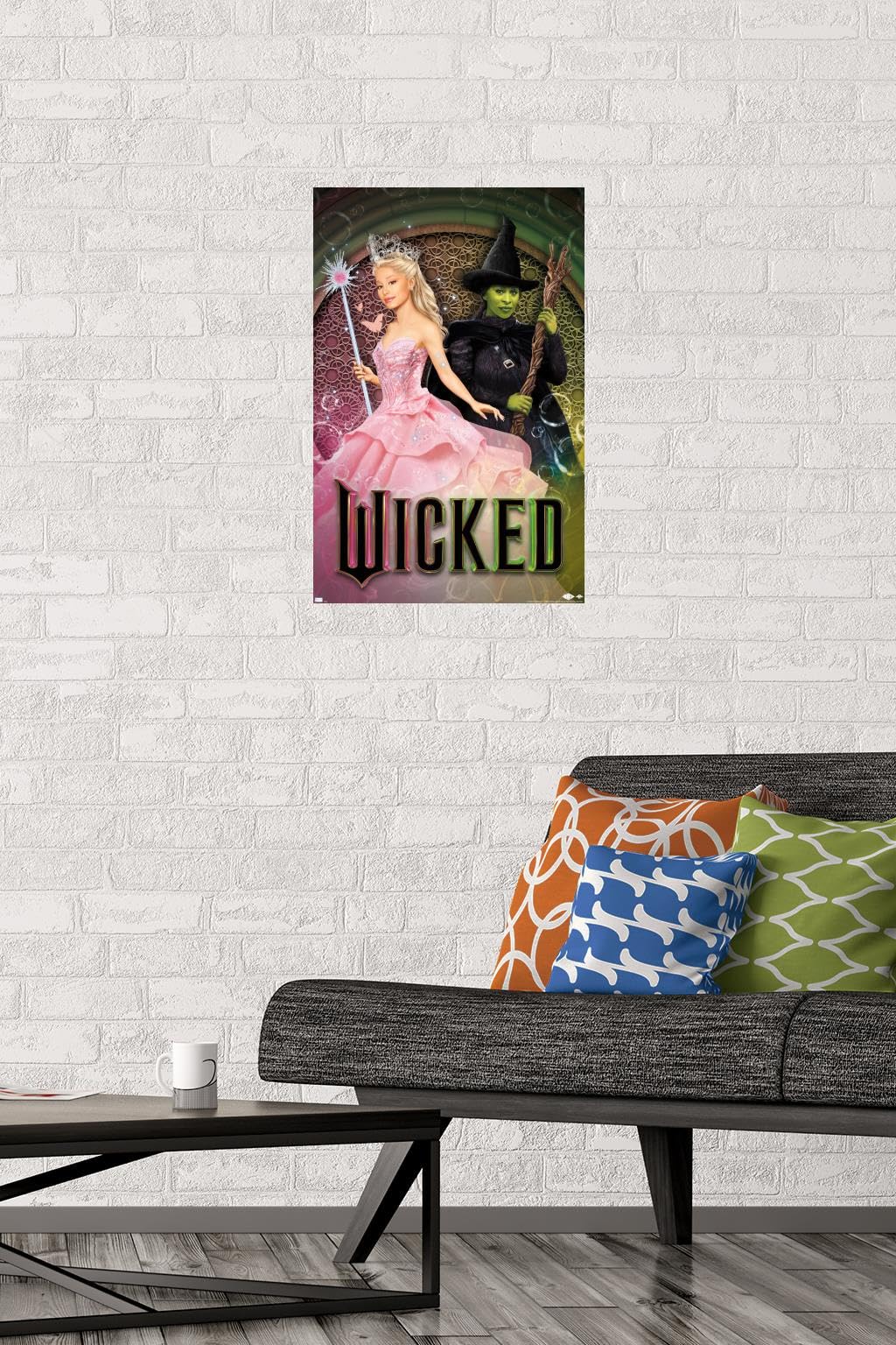 Foto 3 pulgar | Póster De Pared Trends International Wicked Elphaba Glinda - Venta Internacional.