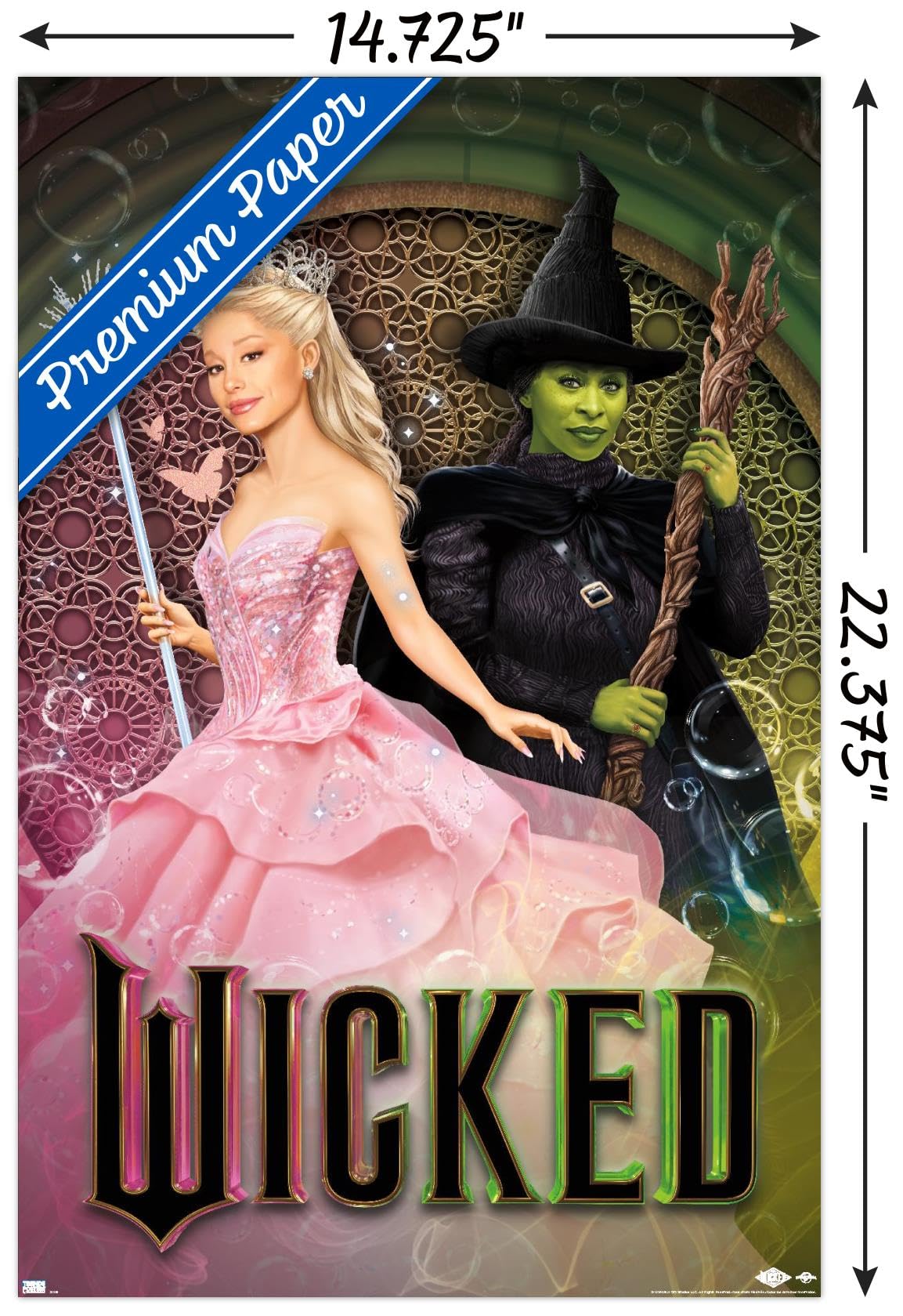 Foto 4 pulgar | Póster De Pared Trends International Wicked Elphaba Glinda - Venta Internacional.