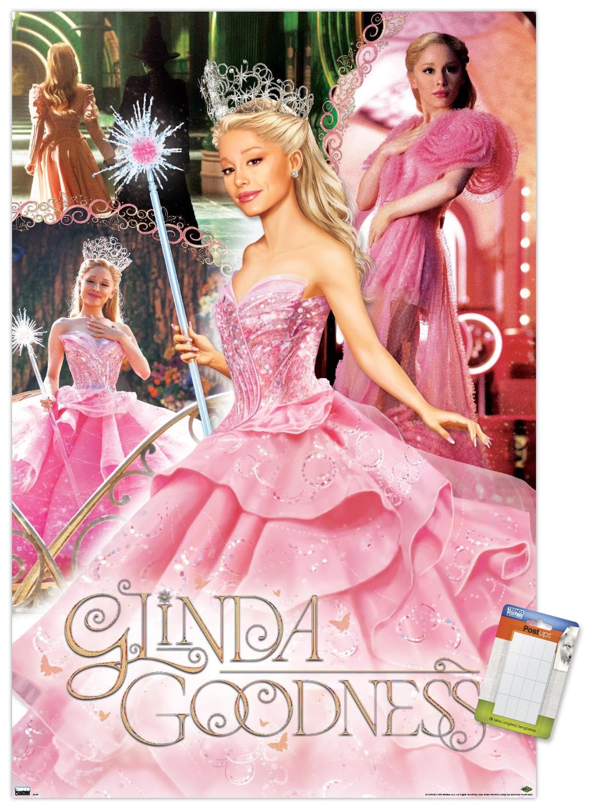 Foto 2 pulgar | Póster De Pared Trends International Wicked Glinda Upland - Venta Internacional.