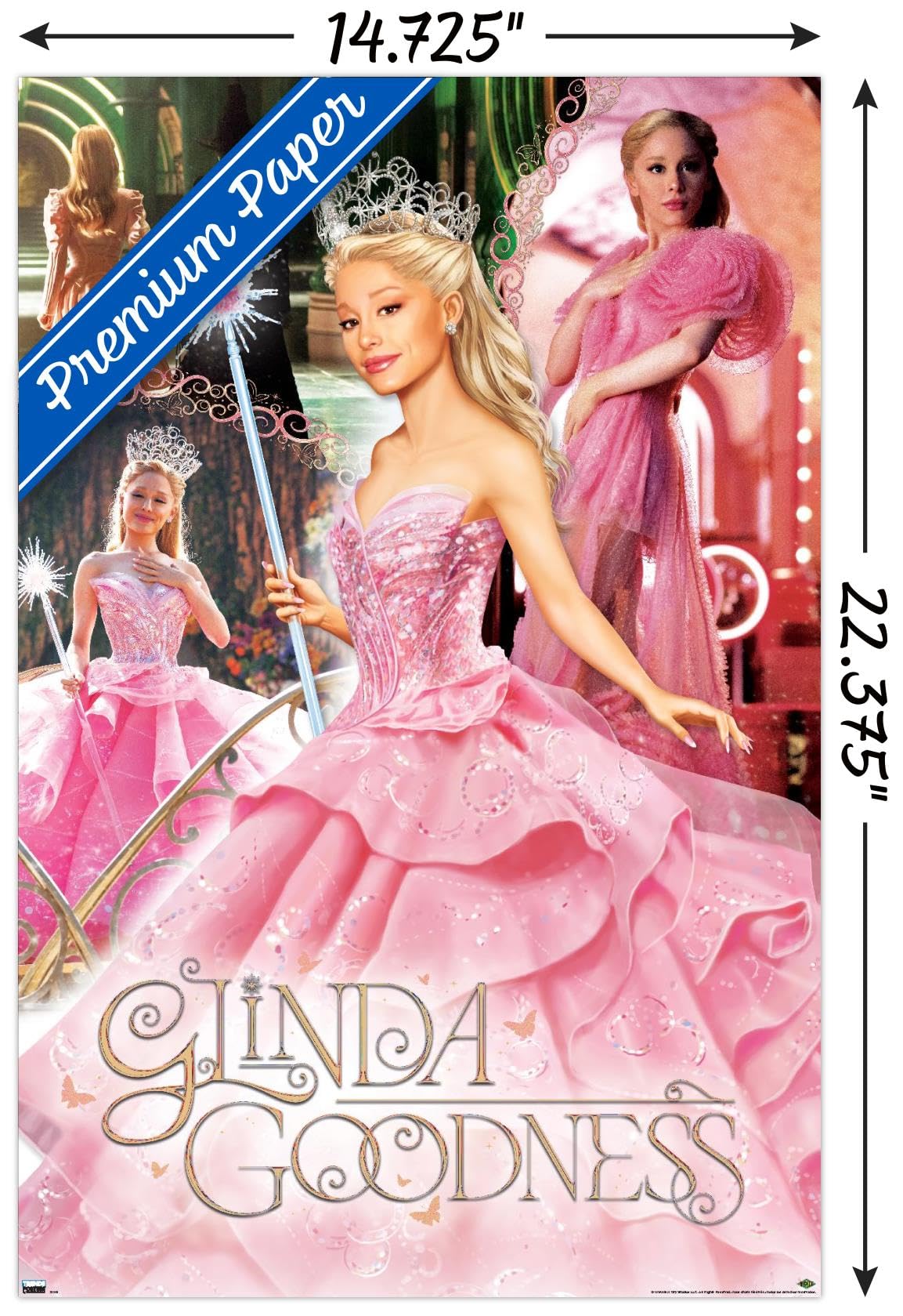 Foto 4 pulgar | Póster De Pared Trends International Wicked Glinda Upland - Venta Internacional.