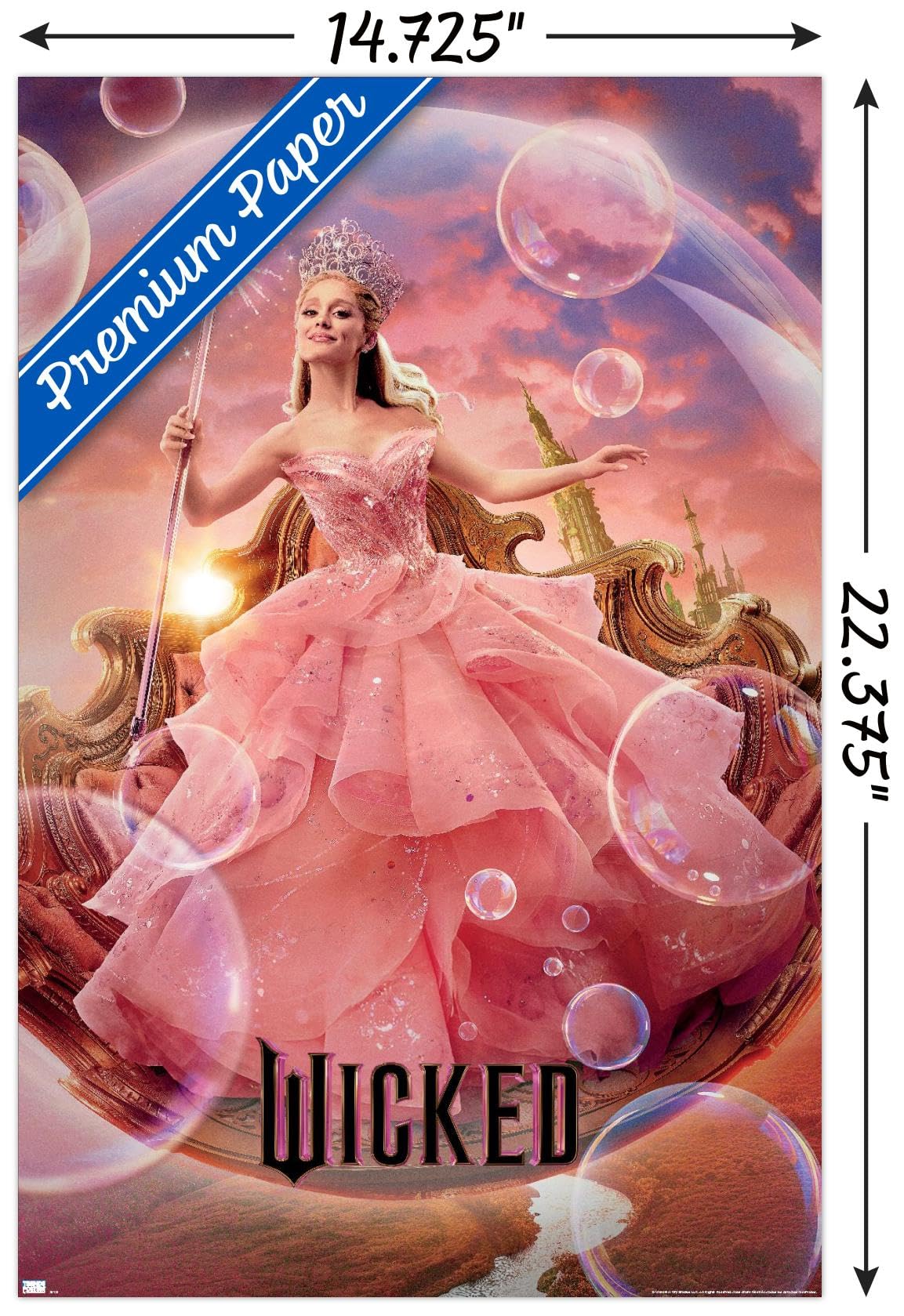 Foto 4 pulgar | Poster Trends International Wicked - Glinda, Una Hoja - Venta Internacional.