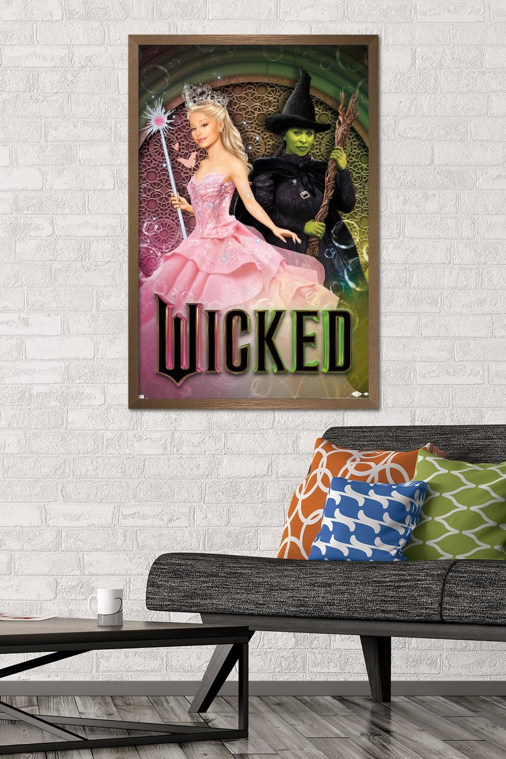 Foto 3 pulgar | Póster De Pared Trends International Wicked Elphaba Glinda - Venta Internacional.