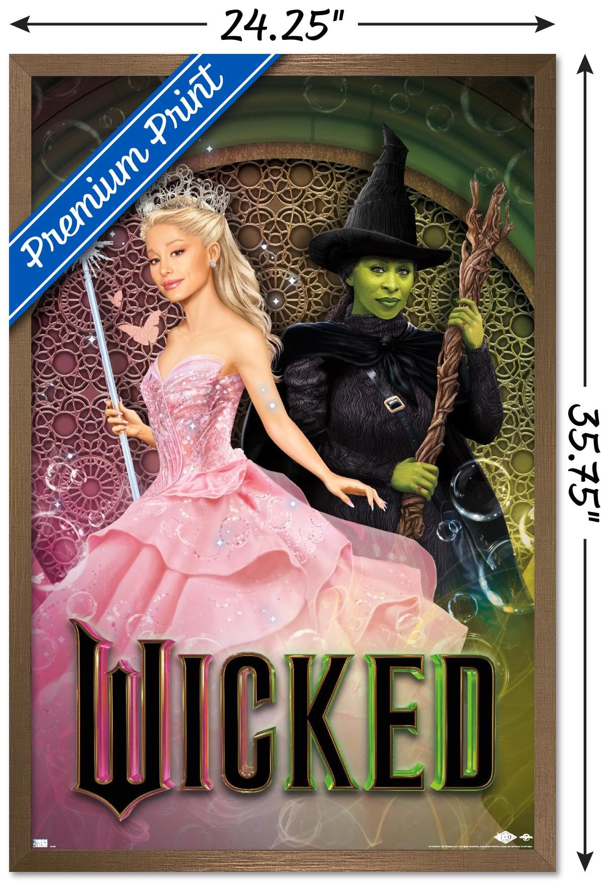 Foto 4 pulgar | Póster De Pared Trends International Wicked Elphaba Glinda - Venta Internacional.
