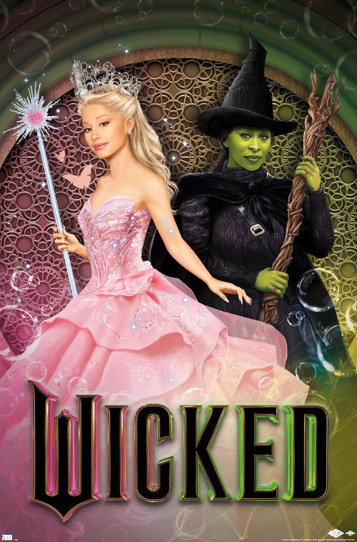 Foto 2 pulgar | Póster De Pared Trends International Wicked Elphaba Glinda - Venta Internacional.