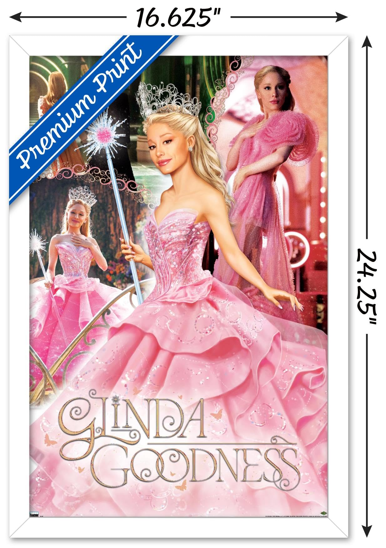 Foto 3 | Póster De Pared Trends International Wicked - Glinda Upland - Venta Internacional.