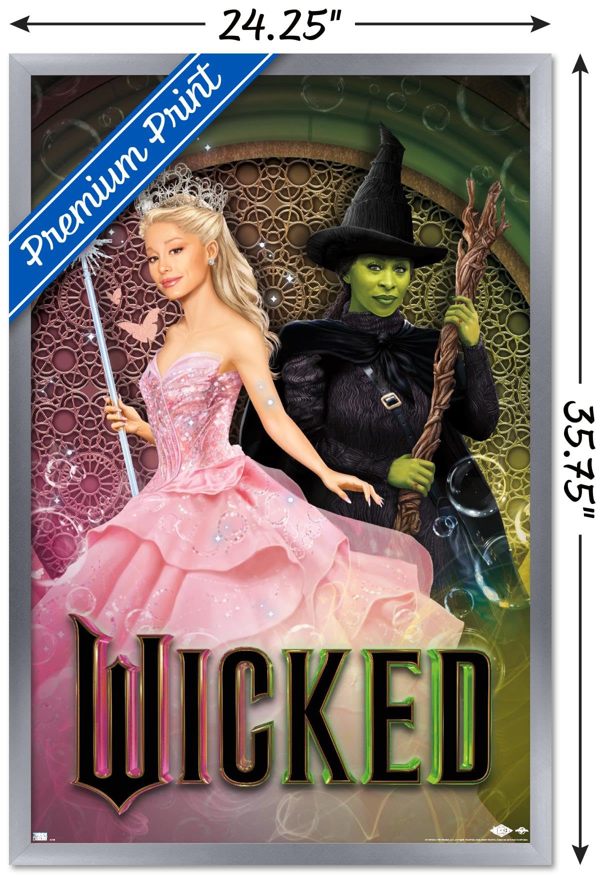 Foto 4 pulgar | Póster De Pared Trends International Wicked Elphaba Glinda - Venta Internacional.