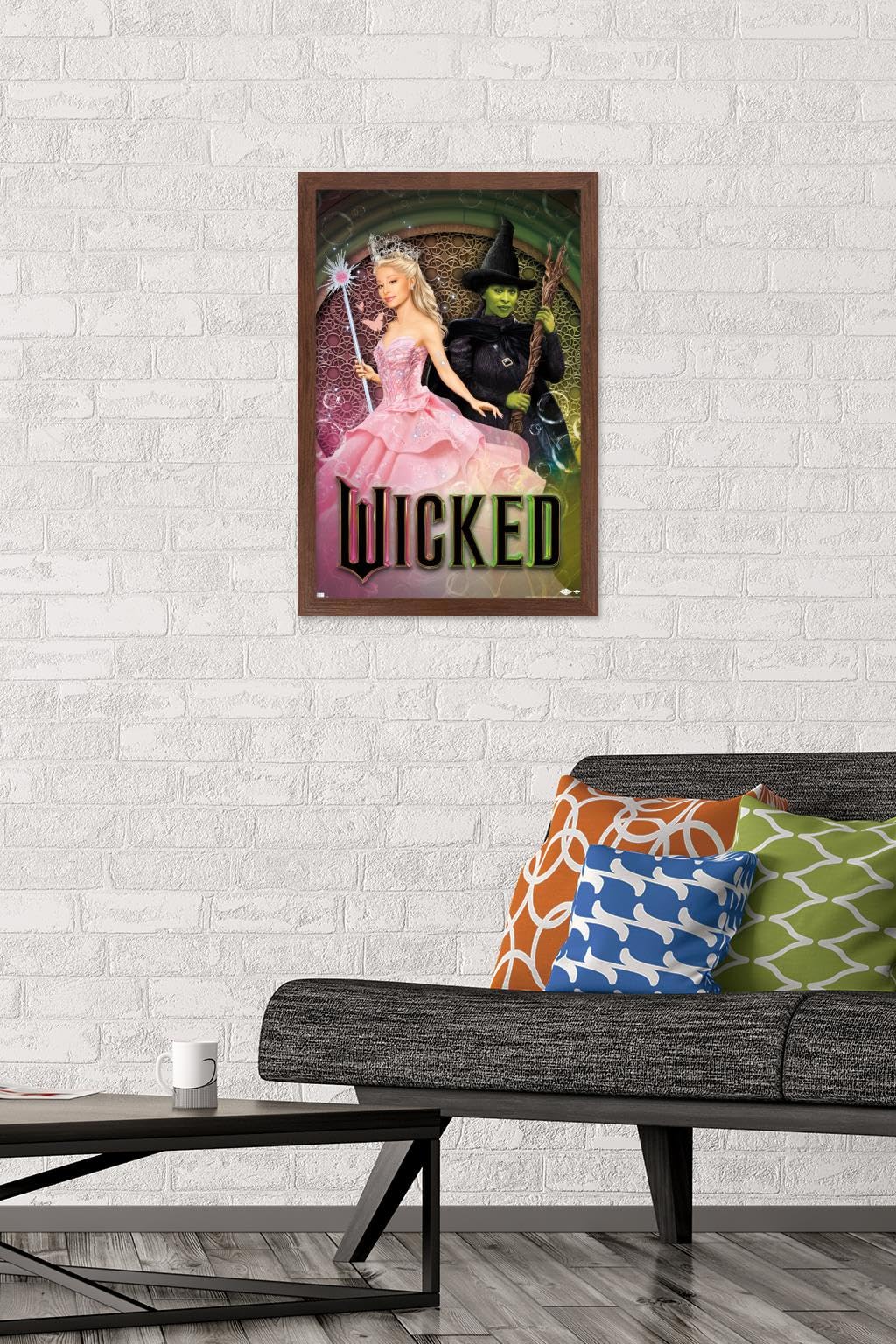 Foto 3 pulgar | Póster De Pared Trends International Wicked Elphaba Glinda - Venta Internacional.