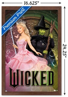 Foto 3 | Póster De Pared Trends International Wicked Elphaba Glinda - Venta Internacional.