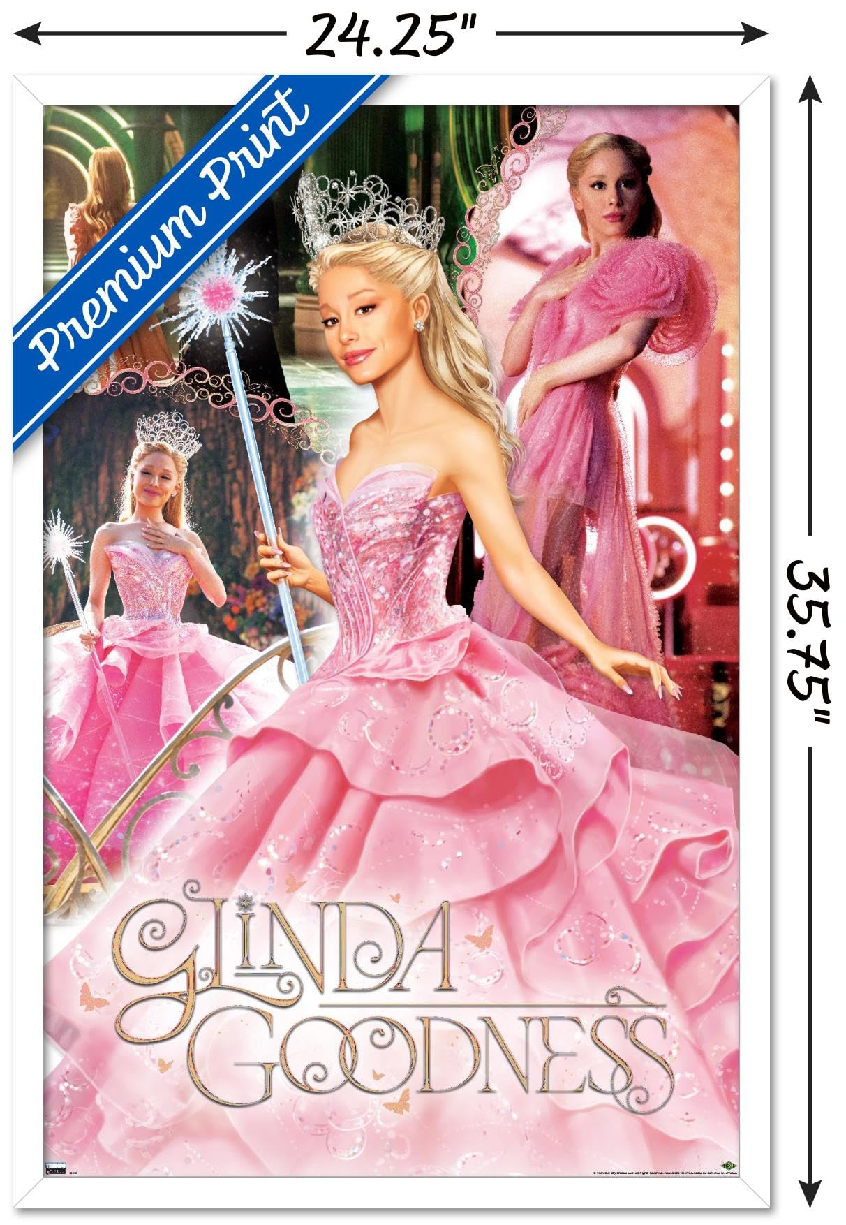 Foto 3 | Póster De Pared Trends International Wicked - Glinda Upland - Venta Internacional.