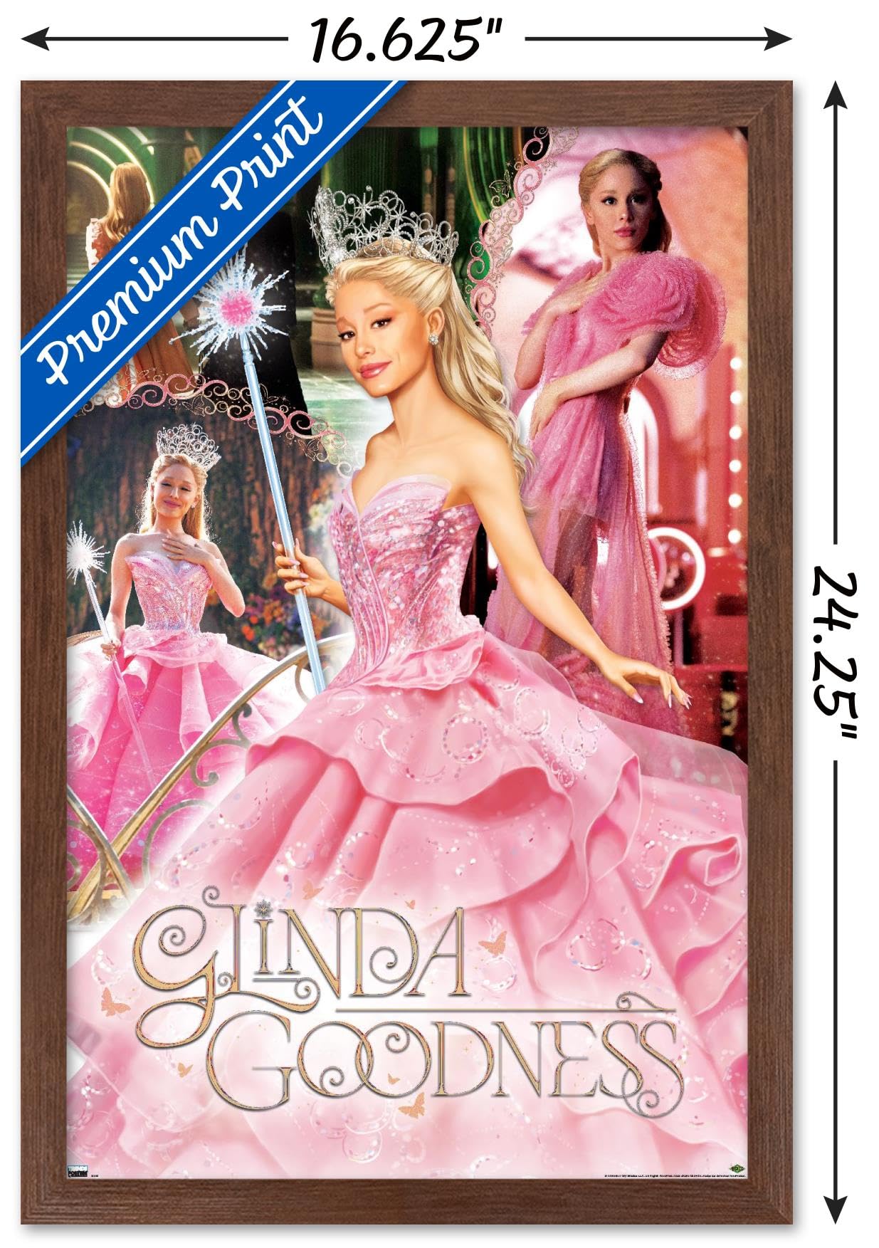 Foto 3 | Póster De Pared Trends International Wicked Glinda Upland - Venta Internacional.