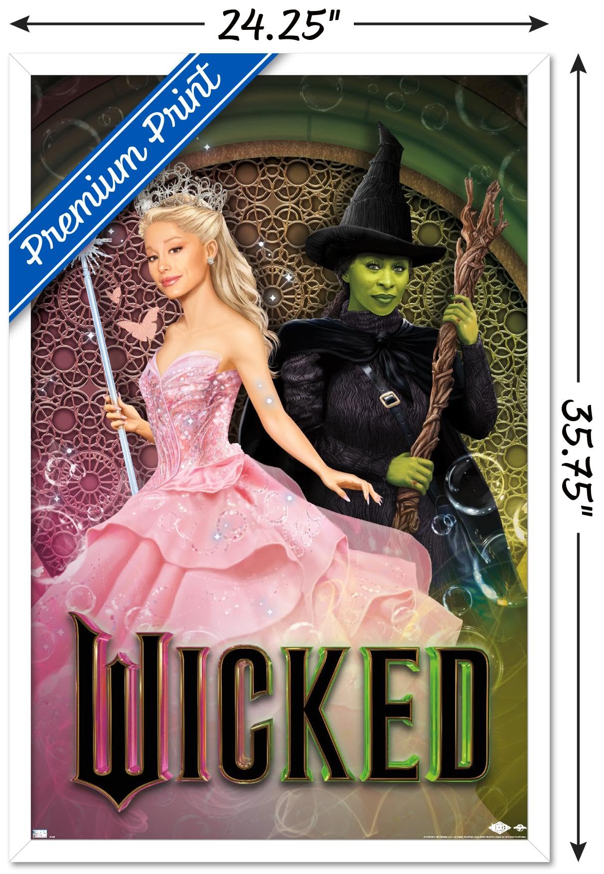 Foto 4 pulgar | Póster De Pared Trends International Wicked Elphaba Glinda - Venta Internacional.