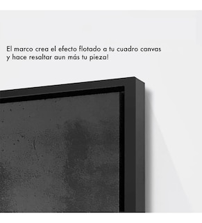 Foto 2 | Cuadro Ciudad Nueva York Moderno En Canvas Con Marco Flotante Negro