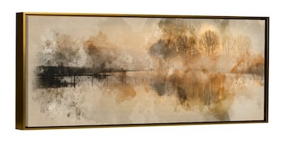 Foto 1 | Cuadro Canvas Con Marco Flotante Decorativo Paisaje