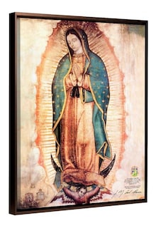 Foto 1 | Cuadro En Lienzo Canvas Virgen Guadalupe Con Marco Flotado