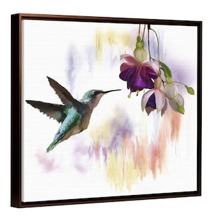 Foto 1 | Cuadro Lienzo Canvas Con Marco Flotante Decorativo Colibrí