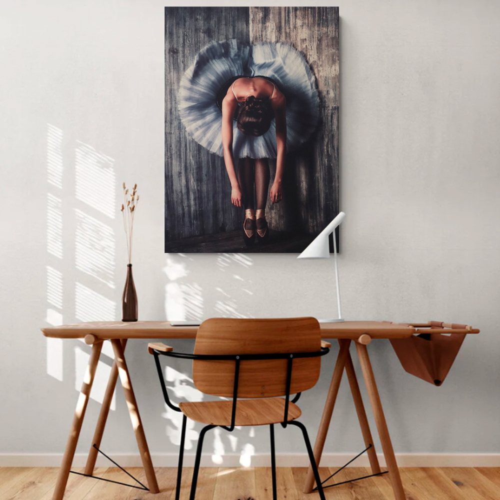 Foto 4 pulgar | Cuadro Decorativo Ilios Innova Fotografía Artística Ballet Impreso en Tela 80 x 120 cm Impresión Digital de Alta Cali