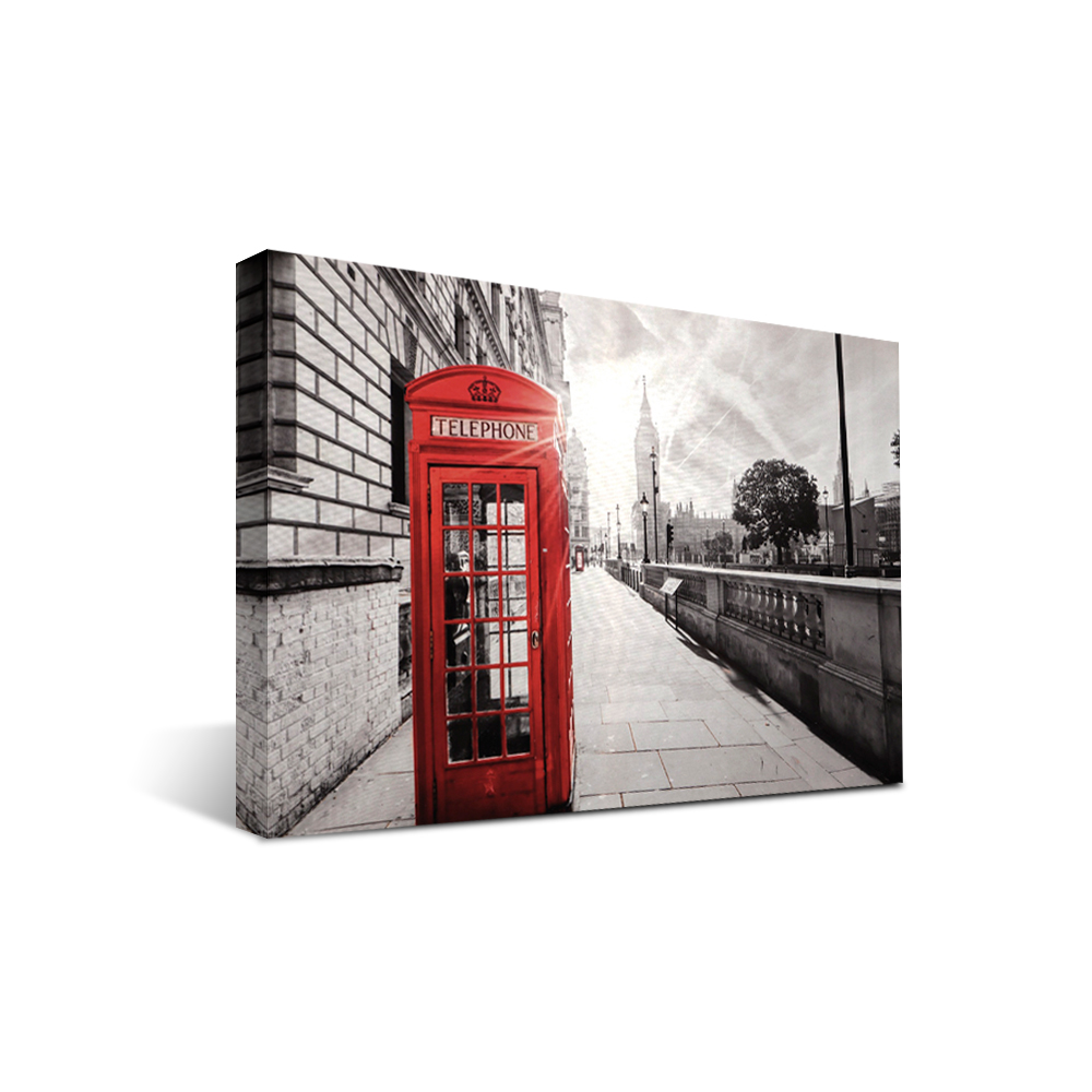 Cuadro Decorativo Fotografía Londres Ilios Innova Impreso en Tela 80x120 cm