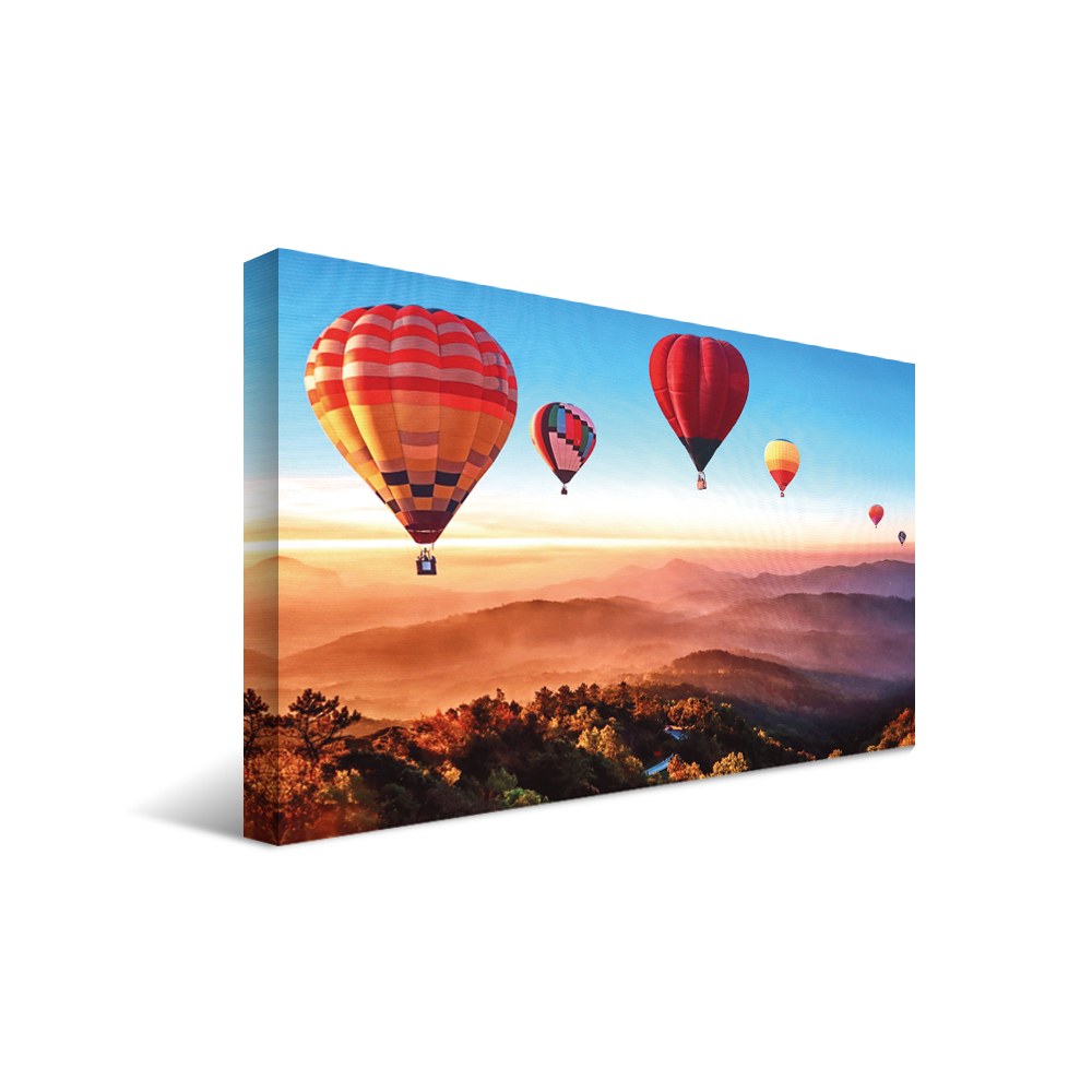 Cuadro Decorativo Fotografía Globos Ilios Innova Impreso en Tela 80x120 cm