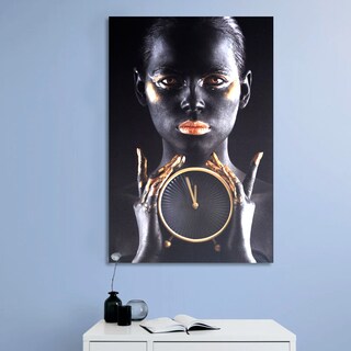 Foto 4 | Cuadro Decorativo Ilios Innova Fotografía Artística Dama del Tiempo Impreso en Tela 80 x 120 cm Impresión Digit