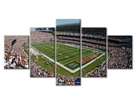 Póster De Fútbol Americano Tumovo Para Pared, Chicago Soldier Field - Venta Internacional.