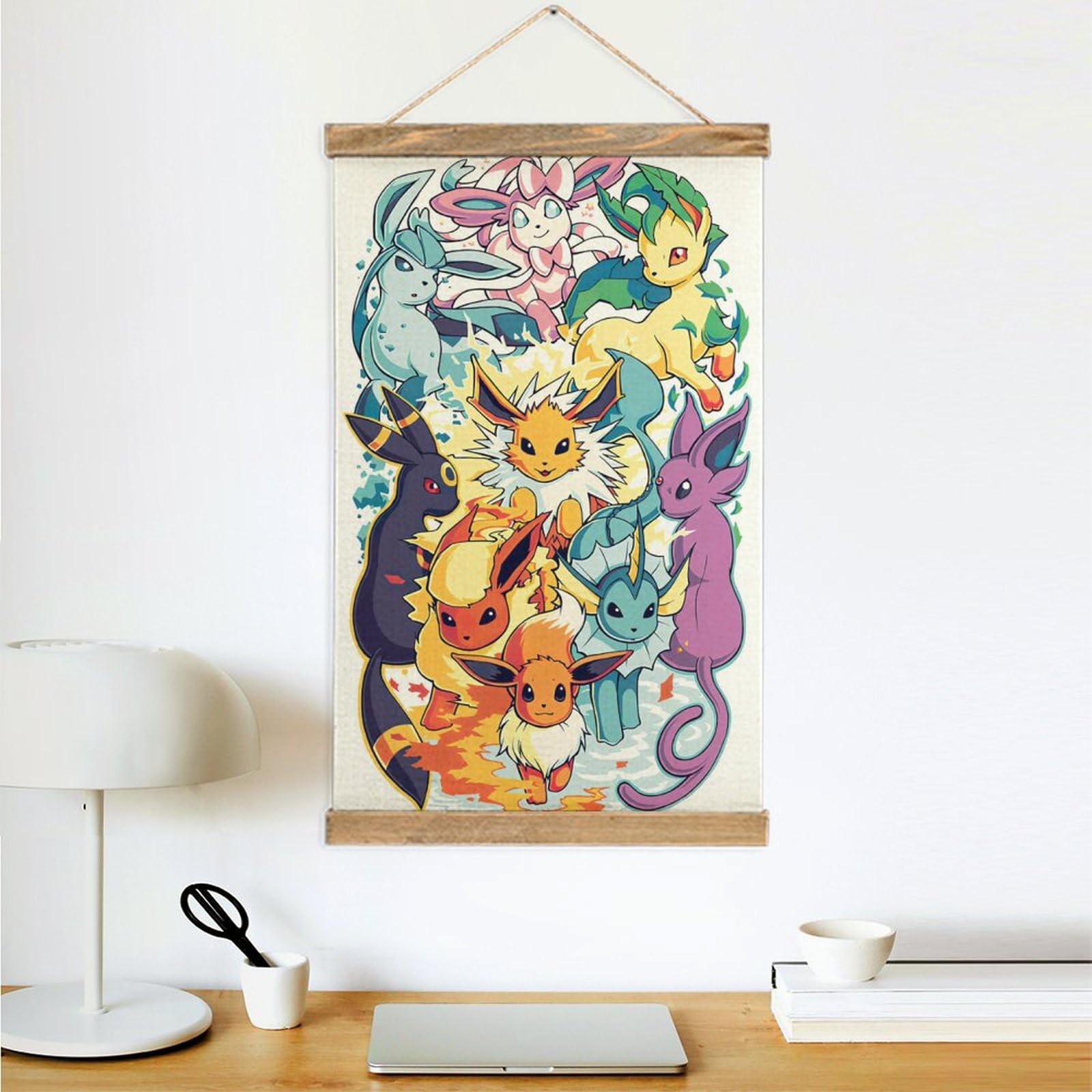Foto 5 pulgar | Marco De Madera Para Colgar En La Pared, Póster De Anime, 33 X 50 Cm - Venta Internacional.