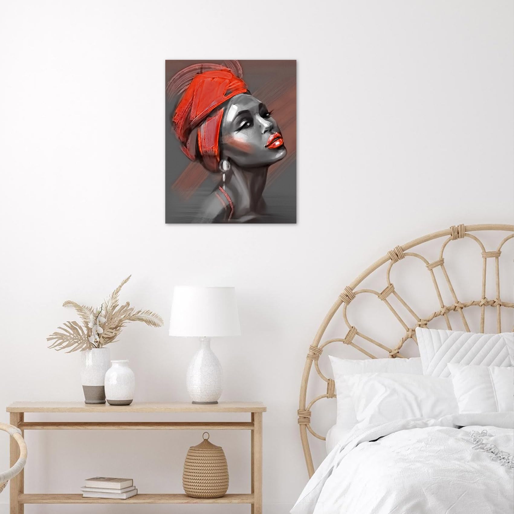 Foto 6 pulgar | Lienzo Decorativo LB African American Black Girl 40x50 cm - Venta Internacional
