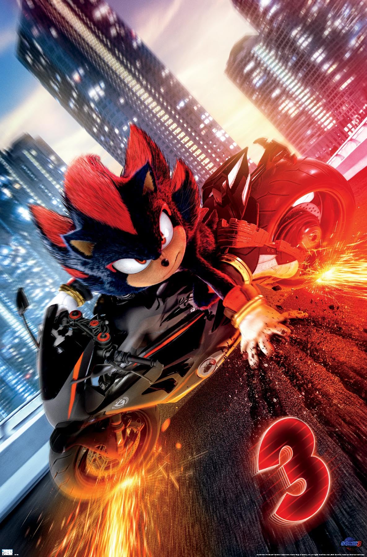 Foto 2 pulgar | Póster De Pared Trends International Sonic The Hedgehog 3 - Venta Internacional.