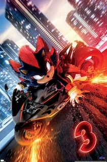 Foto 1 | Póster De Pared Trends International Sonic The Hedgehog 3 - Venta Internacional.