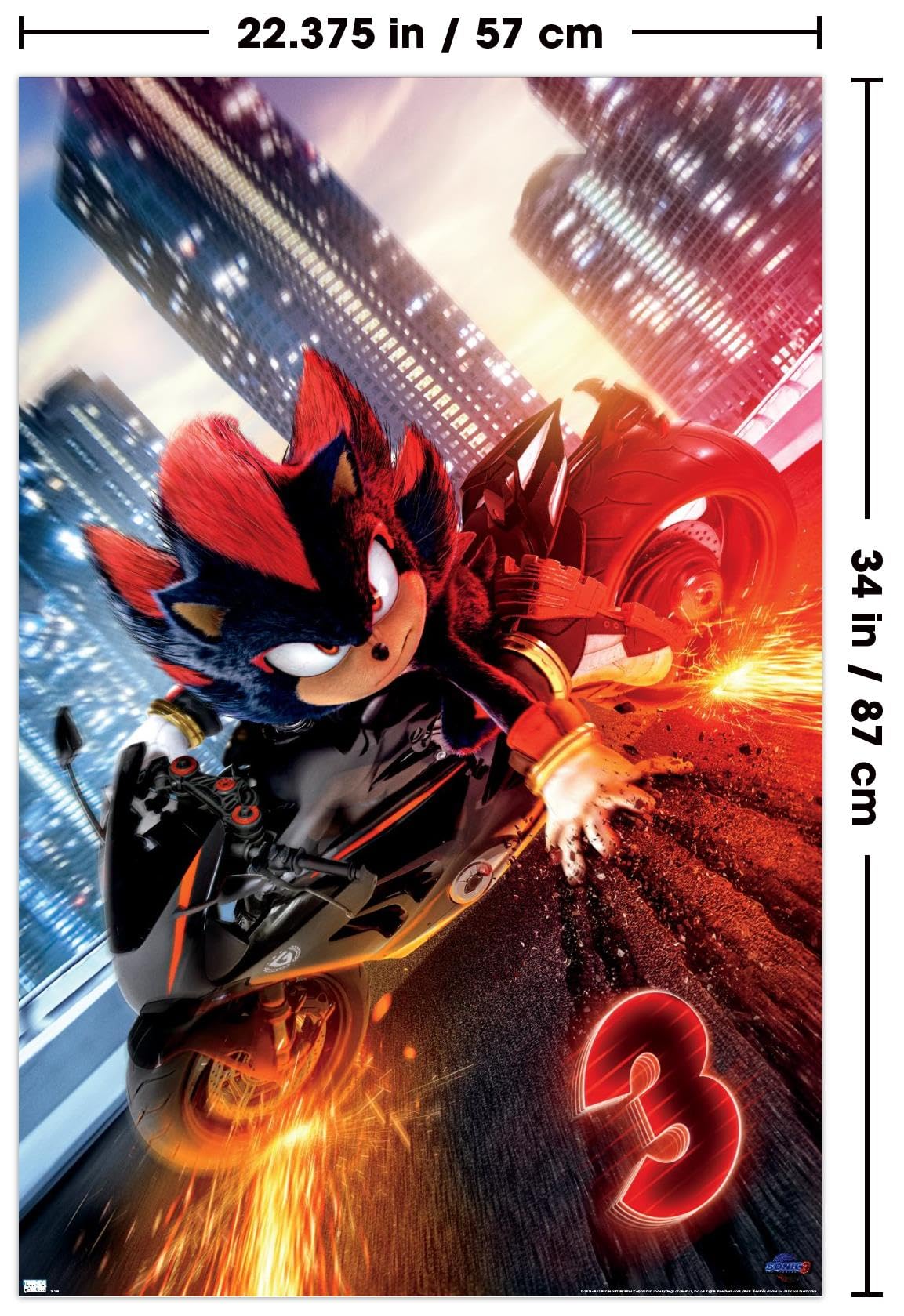 Foto 4 pulgar | Póster De Pared Trends International Sonic The Hedgehog 3 - Venta Internacional.