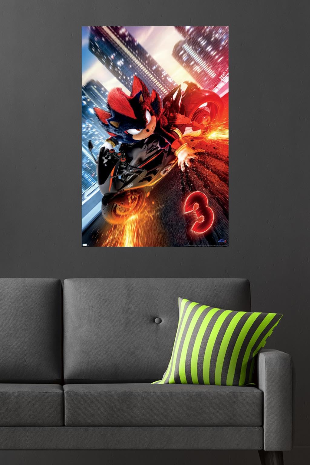 Foto 5 pulgar | Póster De Pared Trends International Sonic The Hedgehog 3 - Venta Internacional.