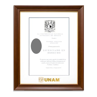 Foto 1 | Marco Oficial Unam , Para Título Universitario 40x50 C M