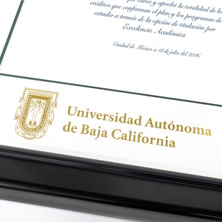 Foto 5 | Marco Para Titulo Universidad Autónoma De Baja California 40x50 Cm