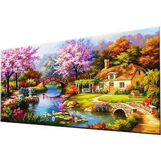 Foto 1 | Cuadro Decorativo Jardín Japonés 50 x 25 cm-Venta Internacional