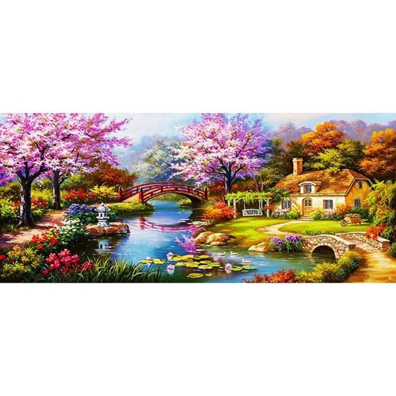 Foto 6 pulgar | Cuadro Decorativo Jardín Japonés 50 x 25 cm-Venta Internacional
