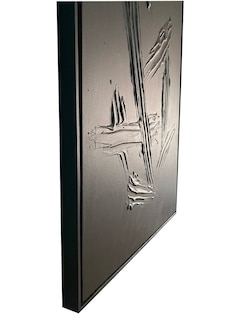 Foto 2 | Cuadro Decorativo Paisaje Negro Abstracto 90x70cm - Venta Internacional